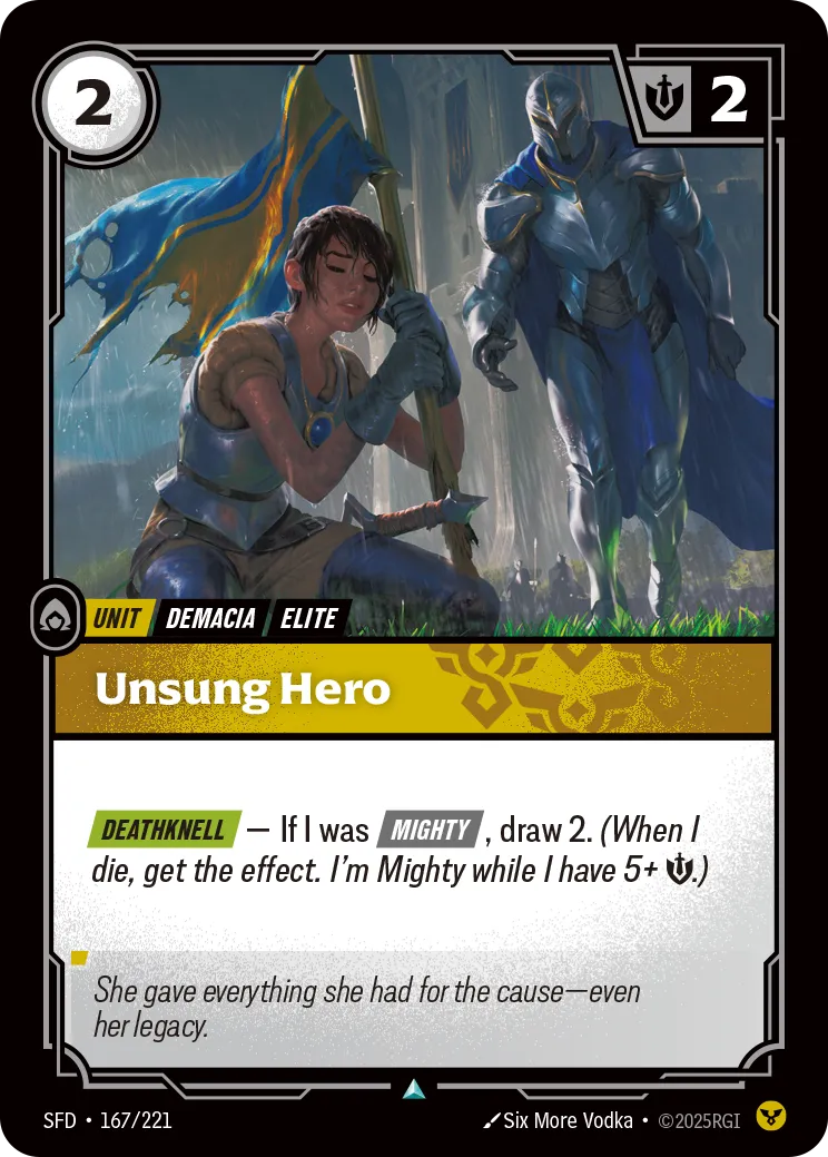 front of card Unsung Hero [Organized Play Promos] 