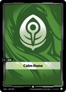 front of card Calm Rune [Spiritforged] 