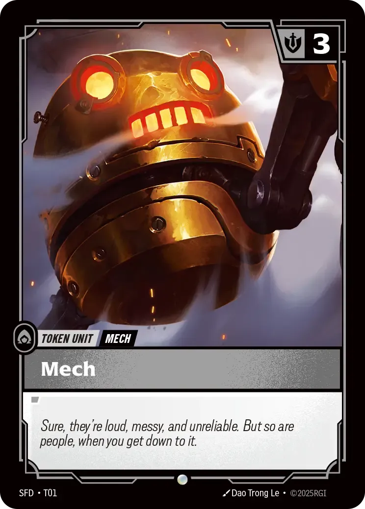 front of card Mech // Buff [Spiritforged] 