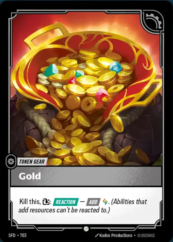 front of card Gold // Buff [Spiritforged] 