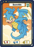 Scorchio (Blue) - Defenders of Neopia - 1st Edition