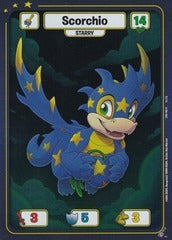 Scorchio (Starry) - Defenders of Neopia - 1st Edition