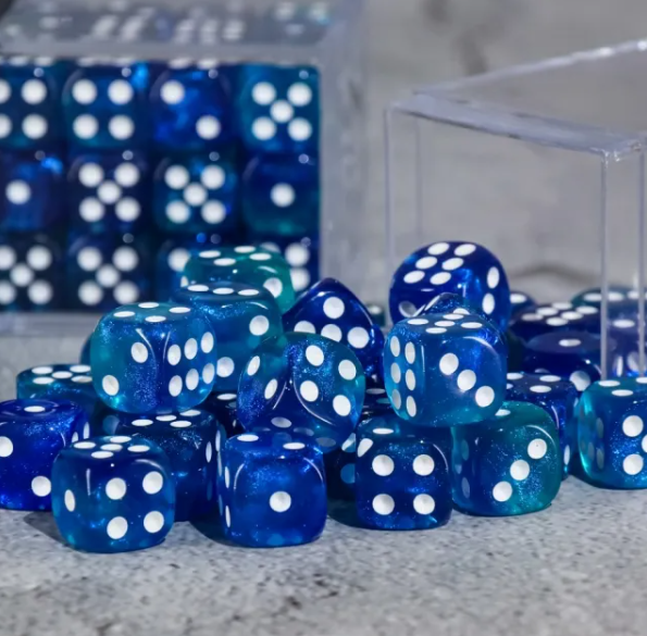 HD Dice 12mm d6 Dice Set - Meteor Storm (36pc)