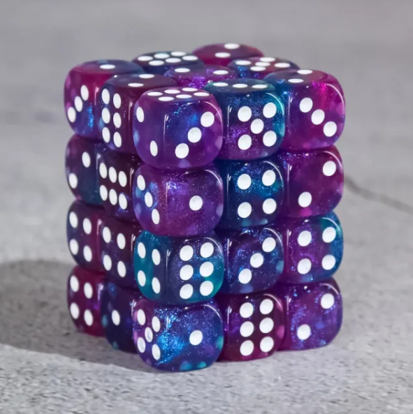 HD Dice 12mm d6 Dice Set - Mysterious Nebula (36pc)