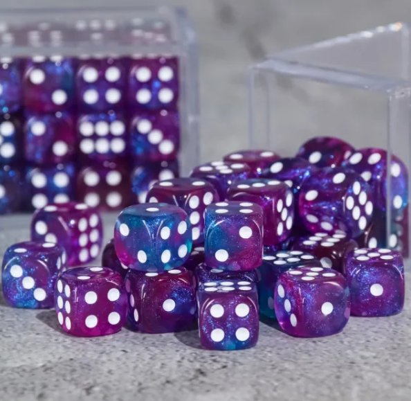 HD Dice 12mm d6 Dice Set - Mysterious Nebula (36pc)