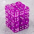 HD Dice 12mm d6 Dice Set - Translucent Purple (36pc)