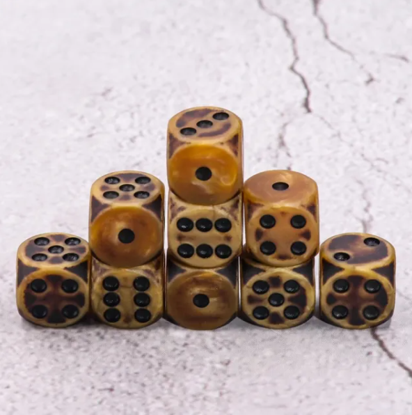 HD Dice 12mm d6 Dice Set - Burlap Brown (36pc)