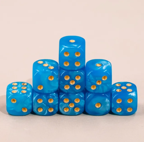 HD Dice 12mm d6 Dice Set - Pearl Sky Blue (36pc)