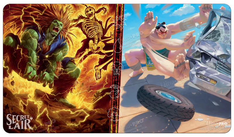 Ultra PRO: Playmat - Secret Lair (Blanka, Ferocious Friend & E. Honda, Sumo Champion)