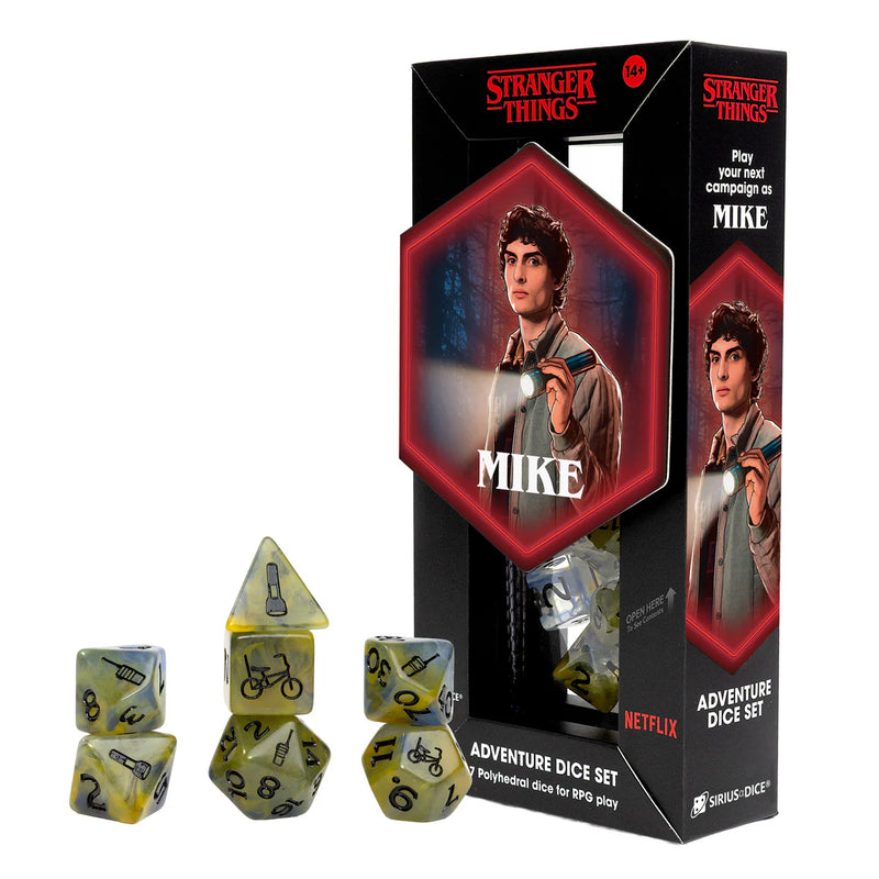 Sirius Dice: Adventure Dice Set - Stranger Things: Mike