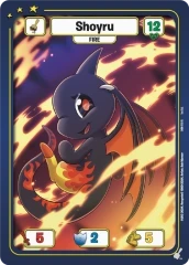 Shoyru (Fire) - Defenders of Neopia - 1st Edition