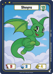 Shoyru (Green) - Defenders of Neopia - 1st Edition