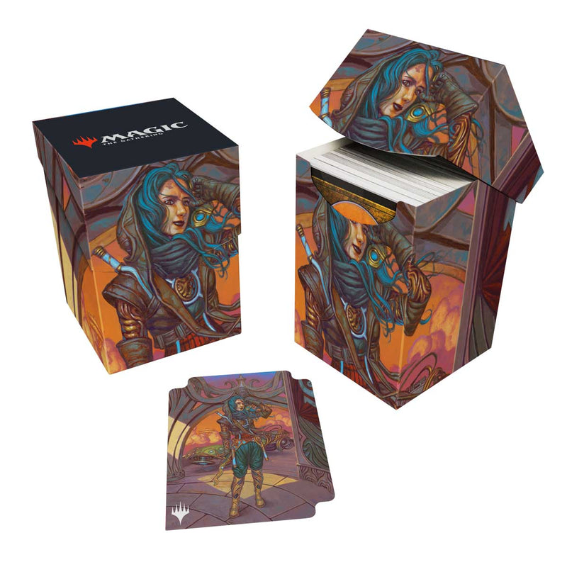 Ultra PRO: 100+ Deck Box - Aetherdrift (Sita Varma, Masked Racer)