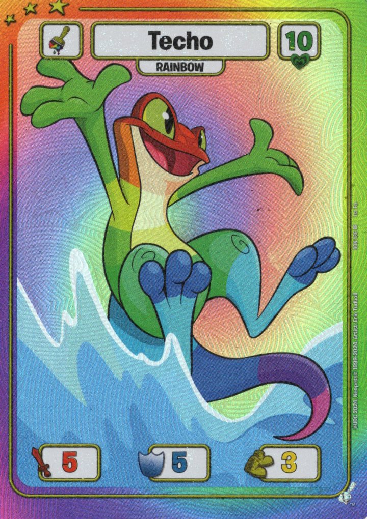 Techo (Rainbow) - Defenders of Neopia - 1st Edition