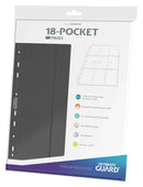 Ultimate Guard: 18-Pocket Side Loading Binder Pages (10 pages) - Grey