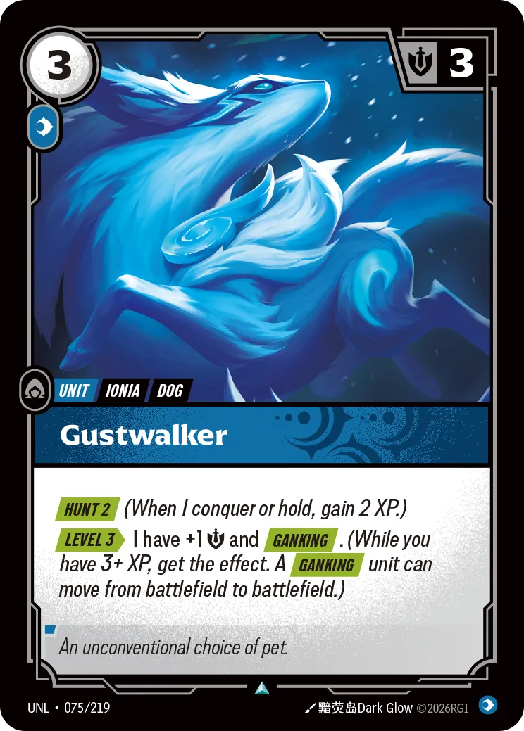 front of card Gustwalker [Organized Play Promos] 