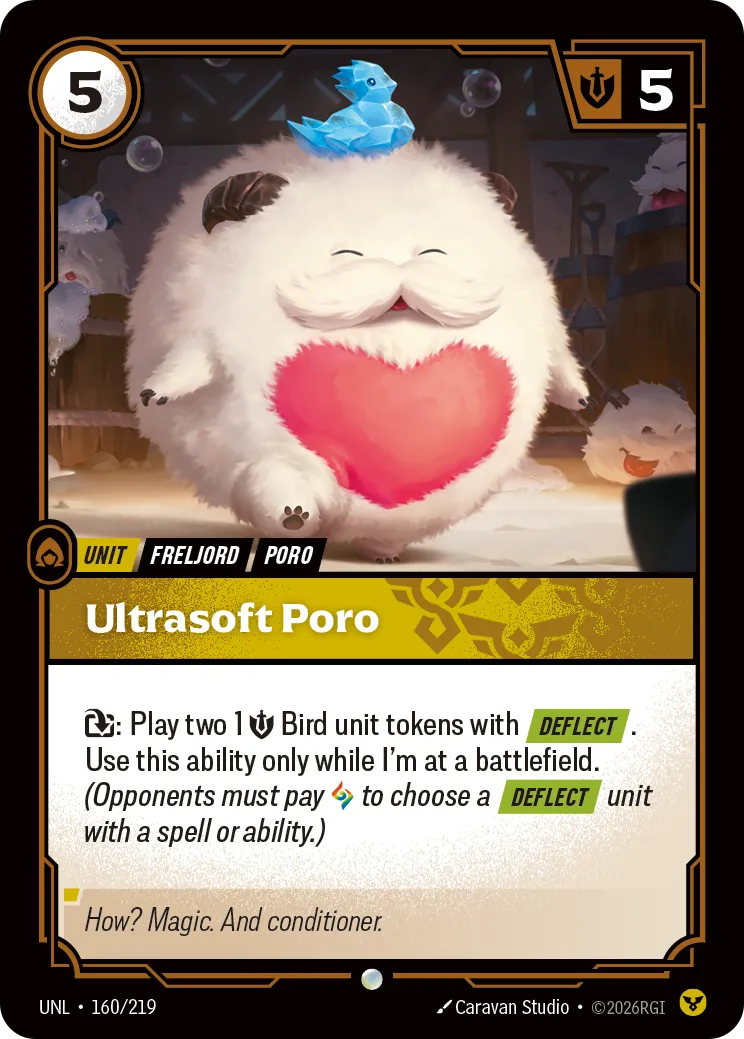 front of card Ultrasoft Poro [Organized Play Promos] 