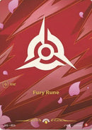 front of card Fury Rune (R01b) [Unleashed] 
