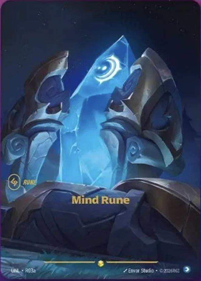 front of card Mind Rune (R03a) [Unleashed] 
