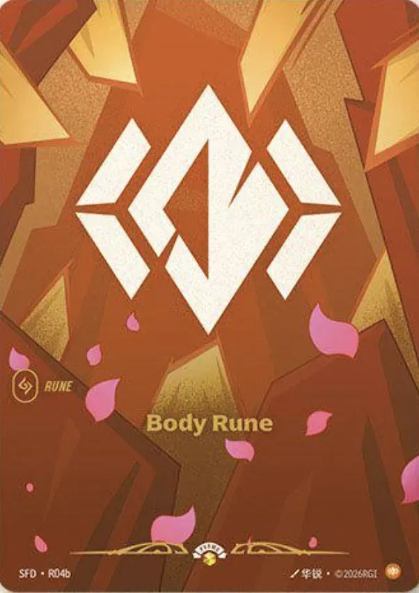 front of card Body Rune (R04b) [Unleashed] 