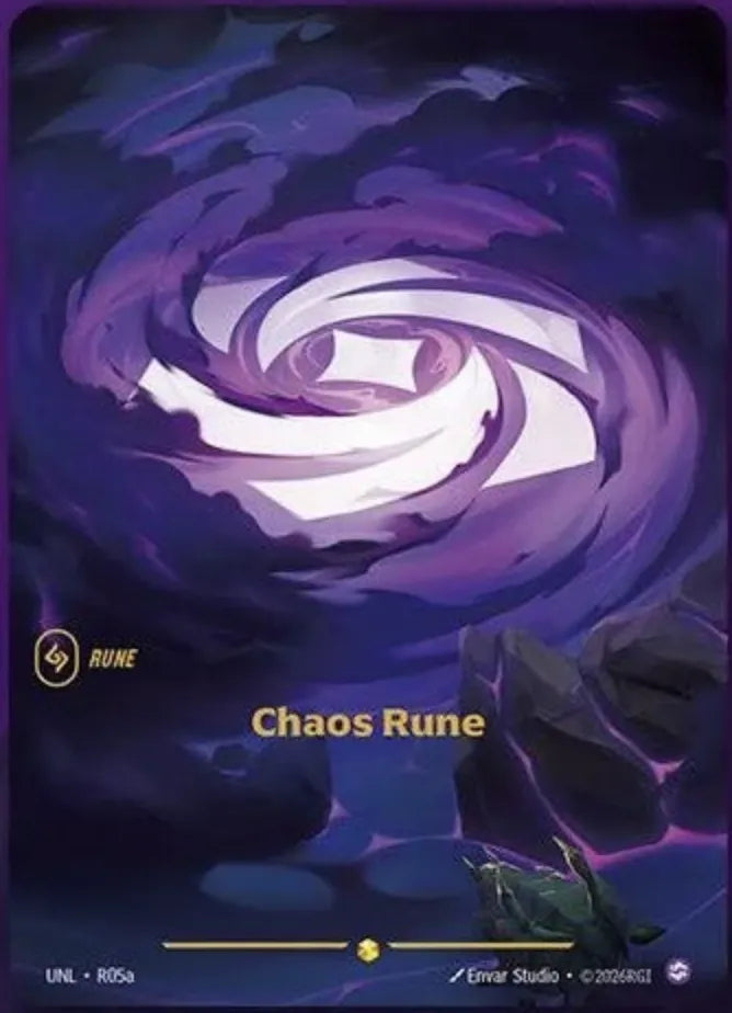 front of card Chaos Rune (R05a) [Unleashed] 