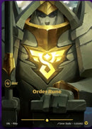 front of card Order Rune (R06a) [Unleashed] 
