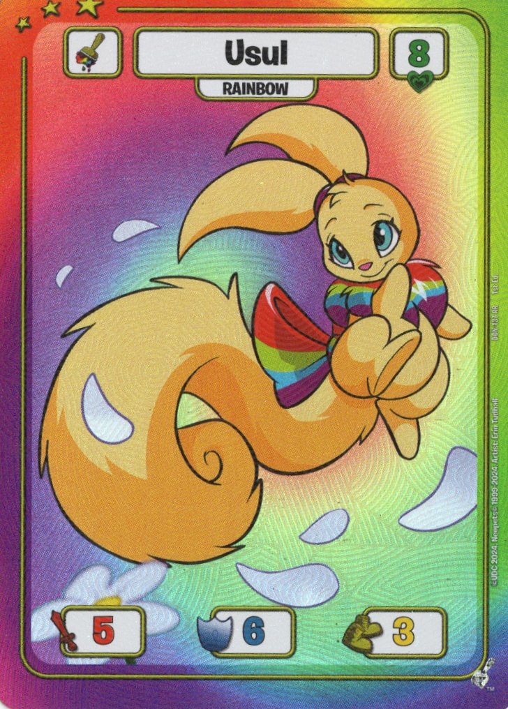 Usul (Rainbow) - Defenders of Neopia - 1st Edition