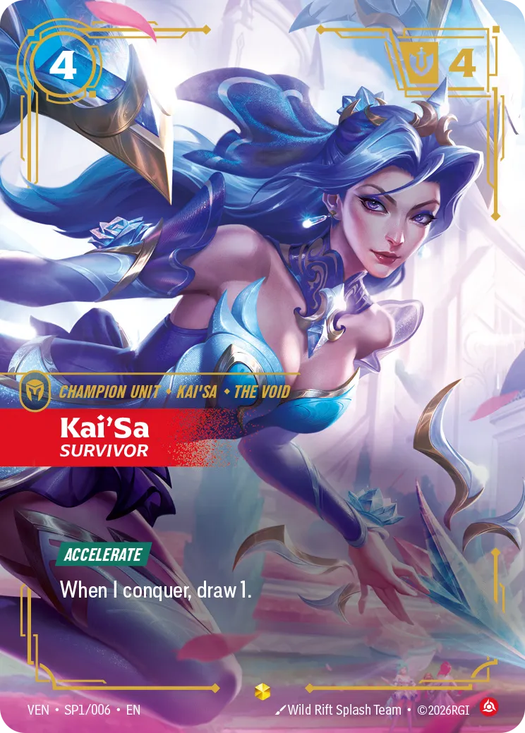 Kai'Sa - Survivor (Crystal Rose) [Vendetta] SP1/006