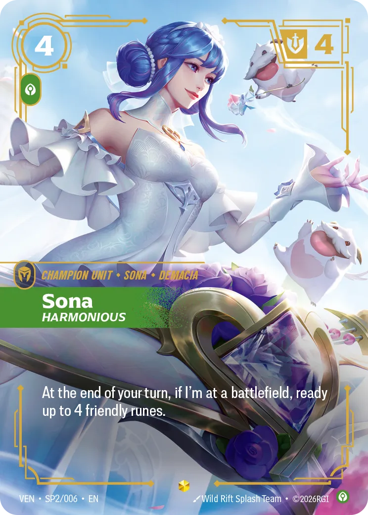 Sona - Harmonious (Crystal Rose) [Vendetta] SP2/006