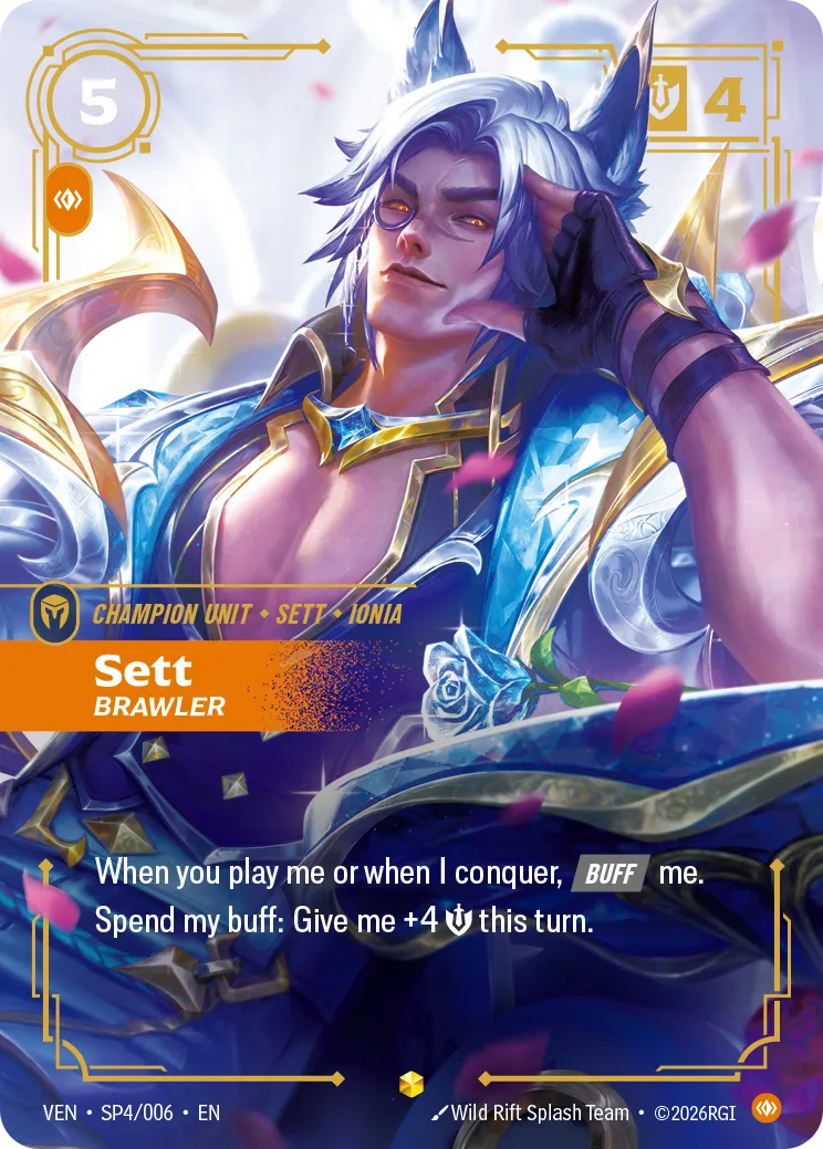 Sett - Brawler (Crystal Rose) [Vendetta] SP4/006