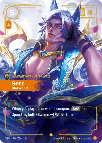 Sett - Brawler (Crystal Rose) [Vendetta] SP4/006