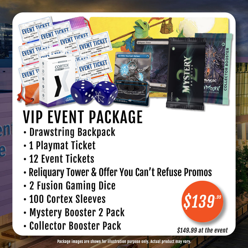 VIP Event Package • Fusion Open November 2nd-3rd