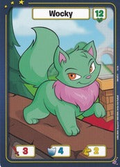 Wocky (Green) - Defenders of Neopia - 1st Edition