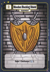 Wooden Blocking Shield - Starter Deck - Fire Uni - 1st Edition