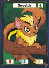 Xweetok (Yellow) - Defenders of Neopia - 1st Edition