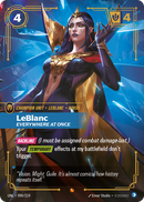 front of card LeBlanc, Everywhere at Once [Unleashed] 090/219