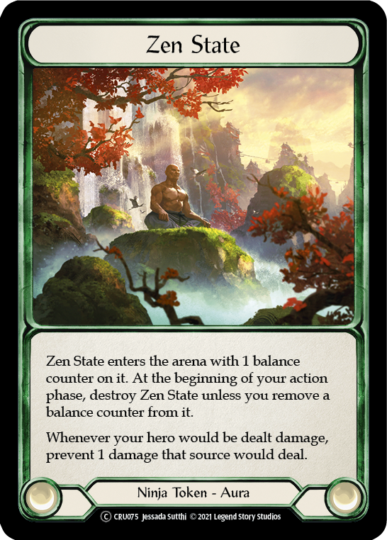 Zen State [U-CRU075] (Crucible of War Unlimited) Unlimited Rainbow Foil
