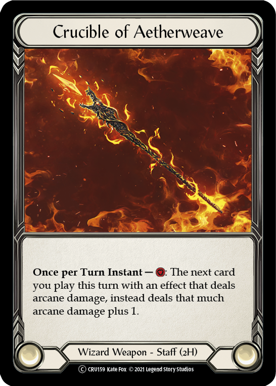 Crucible of Aetherweave [U-CRU159] (Crucible of War Unlimited) Unlimited Rainbow Foil