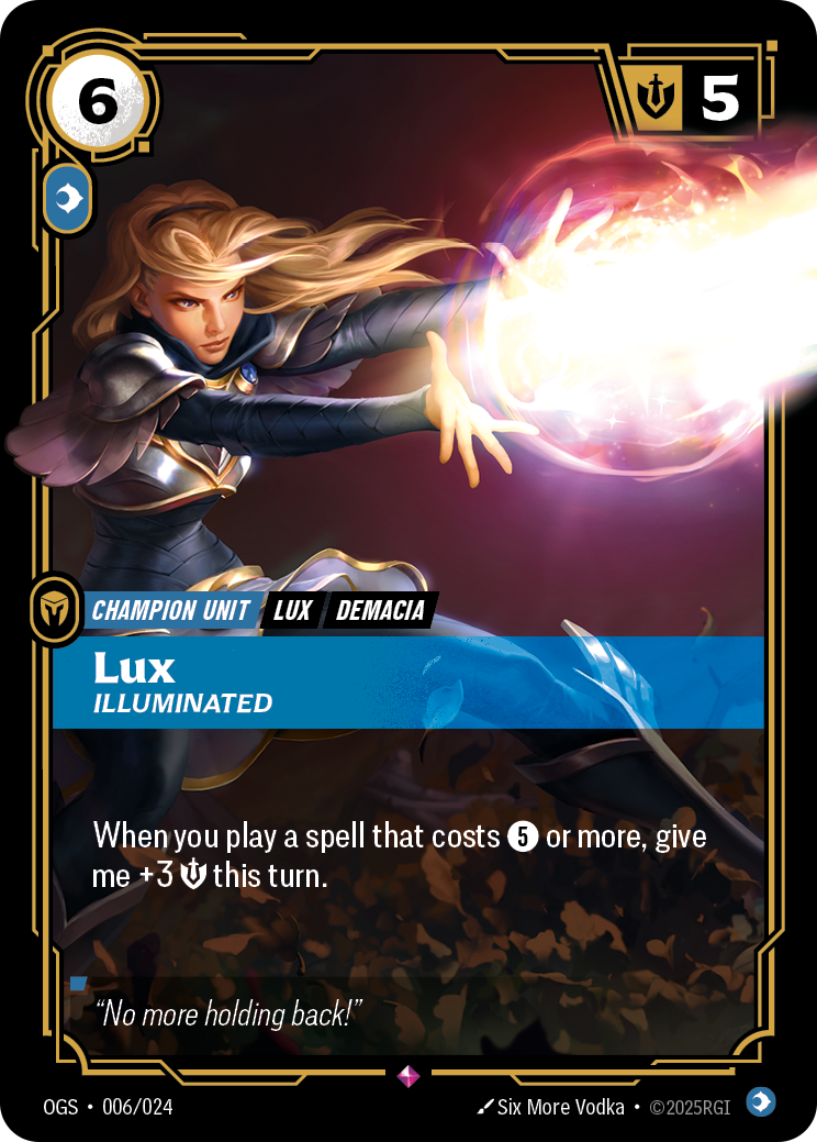 front of card Lux, Illuminated [Origins: Proving Grounds]