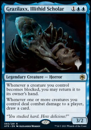 Grazilaxx, Illithid Scholar (Promo Pack) [Dungeons & Dragons: Adventures in the Forgotten Realms Promo Pack]