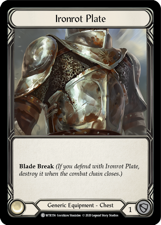 Ironrot Plate [U-WTR156] (Welcome to Rathe Unlimited) Unlimited Rainbow Foil