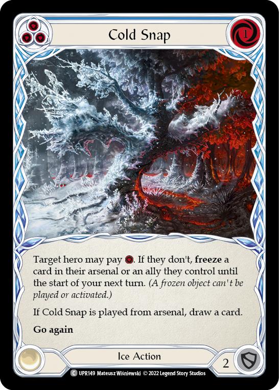 Cold Snap (Blue) [UPR149] (Uprising) Rainbow Foil