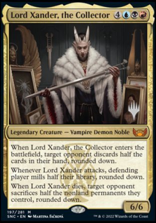 Lord Xander, the Collector (Promo Pack) [Streets of New Capenna Promo Pack]