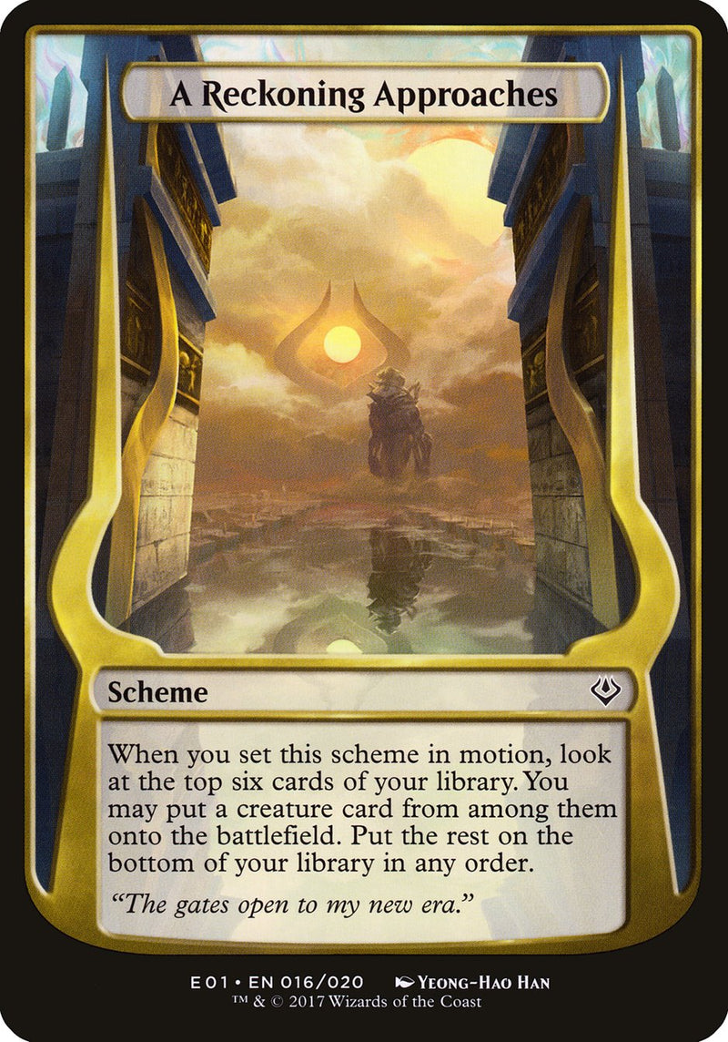 (Oversized Schemes) A Reckoning Approaches [Archenemy: Nicol Bolas Schemes]