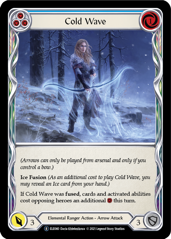 Cold Wave (Blue) [U-ELE040] (Tales of Aria Unlimited) Unlimited Normal