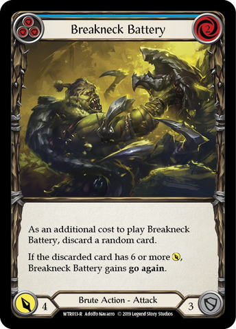 Breakneck Battery (Blue) [WTR013-R] (Welcome to Rathe) Alpha Print Normal