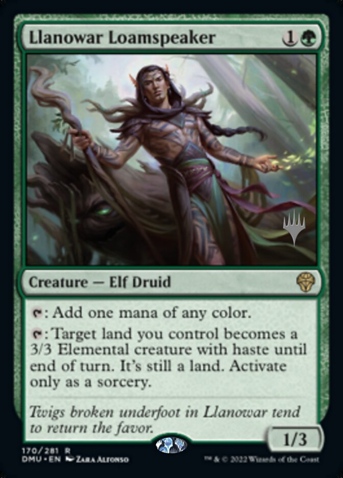 Llanowar Loamspeaker (Promo Pack) [Dominaria United Promo Pack]