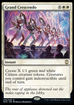 Grand Crescendo (Promo Pack) [Streets of New Capenna Commander Promo Pack]