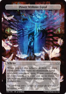 (Oversized Scheme) Power Without Equal (Full Art) [Duskmourn: Archenemy]
