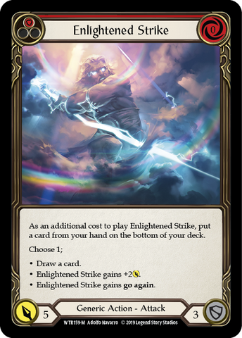 Enlightened Strike [WTR159-M] (Welcome to Rathe) Alpha Print Rainbow Foil